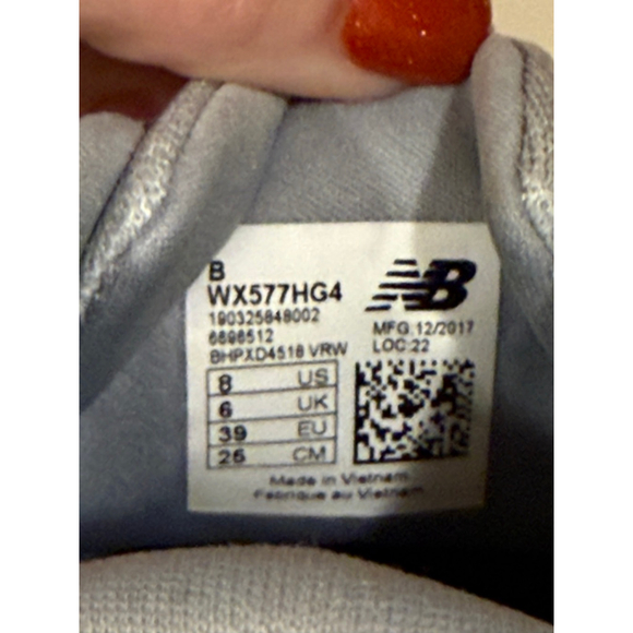 New Balance WX577HG4 Women’s Size 8 Gray Pink Training Shoes - Picture 10 of 10
